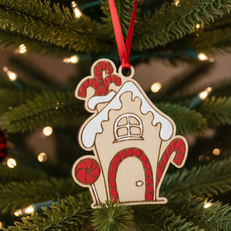 2er-Set Weihnachtsanhänger „Himmelsglanz & Zuckerbäcker“